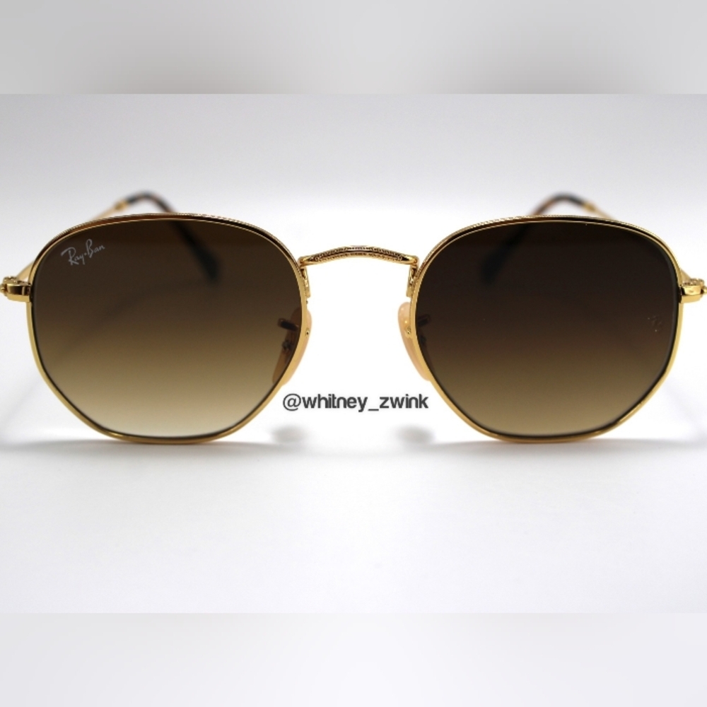 Model Display Rayban Hexagonal Gradient Rb3548n 5… - image 7